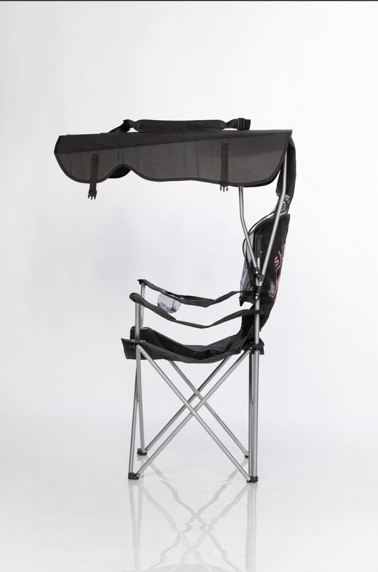 Custom Alpha Kappa Alpha Sorority, Inc. Sitting Pretty Umbrella Lawn Chair.                BOLD, BLACK, BEAUTIFUL PERFECT THRONE FOR A SOROR TO SIT PRETTY ON!